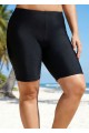 Plus Size Black Swim Shorts Beach Bottom
