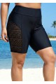 Black Summer Beach Hollow Swim Bottom