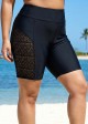 Black Summer Beach Hollow Swim Bottom
