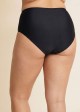 Black Full Leg High Waist Beach Brief Bottom