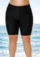 Plus Size Black Swim Shorts Beach Bottom