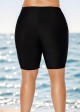 Plus Size Black Swim Shorts Beach Bottom