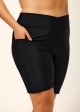 Plus Size Black Sport Simple Modest Swim Bottom Swimsuit