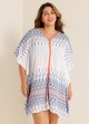 Fashion V-Neck Double Side Slits Cover Up